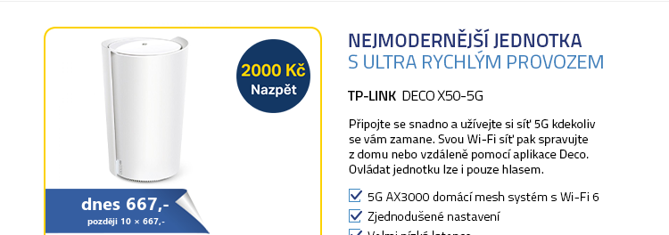 TP-Link Deco X50-5G bílá