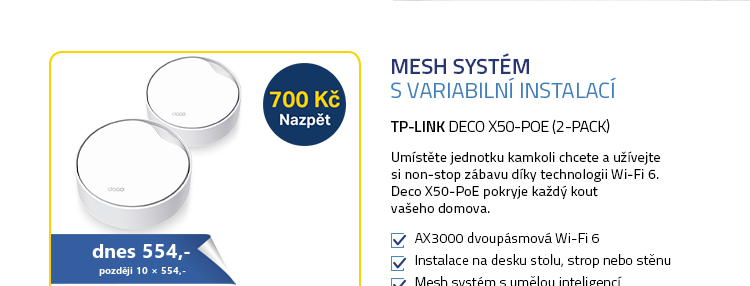 TP-Link Deco X50-PoE (2-pack)