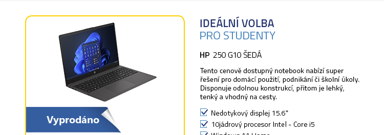 Notebook HP 250 G10 šedá