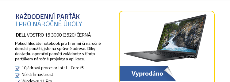 Notebook DELL Vostro 15 3000 (3520) černá