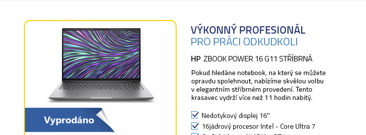 Notebook HP Zbook Power 16 G11 stříbrná