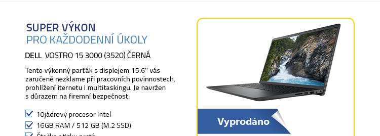 Notebook DELL Vostro 15 3000 (3520) černá