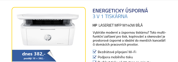 HP LaserJet MFP M140w bílá