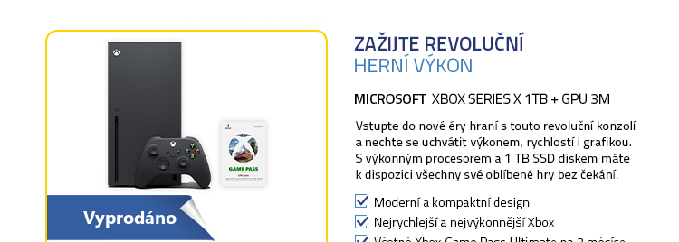 Microsoft Xbox Series X 1TB + GPU 3M