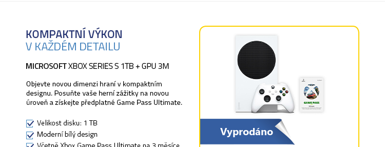 Microsoft Xbox Series S 1TB + GPU 3M