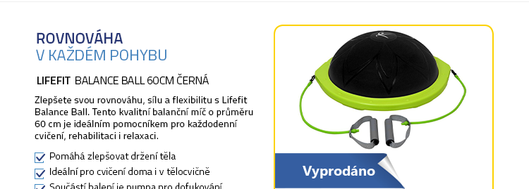Lifefit Balance Ball 60cm černá