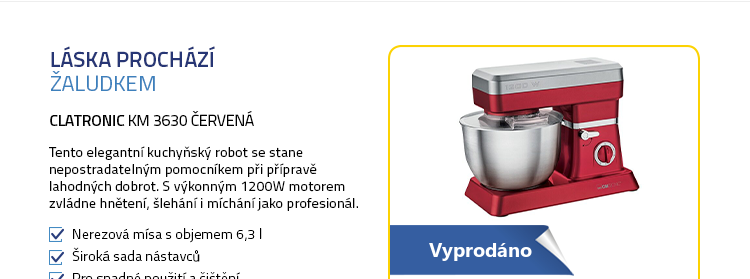 Clatronic KM 3630 červená