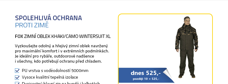 FOX Zimní oblek Khaki/Camo Wintersuit XL