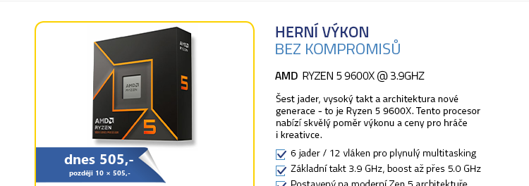 AMD RYZEN 5 9600X @ 3.9GHz
