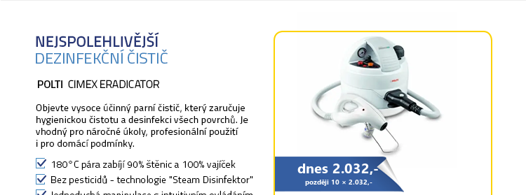 Polti CIMEX ERADICATOR