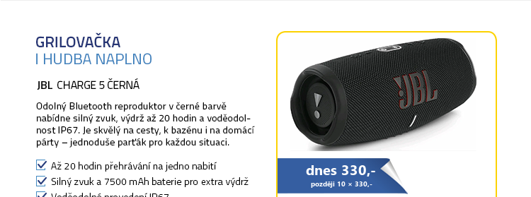 JBL Charge 5 černá