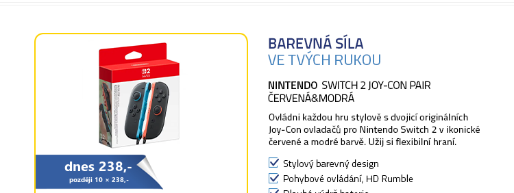 Nintendo Switch 2 Joy-Con Pair červená&modrá