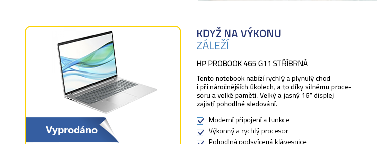 HP ProBook 465 G11 stříbrná
