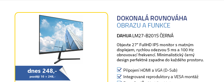 27" Dahua LM27-B201S černá