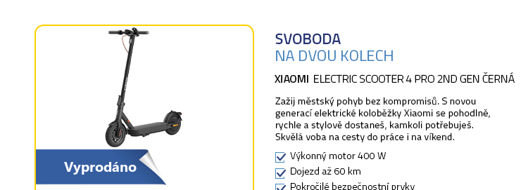 Xiaomi Electric Scooter 4 Pro 2nd Gen černá