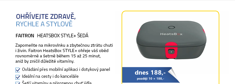 Faitron HeatsBox STYLE+ šedá