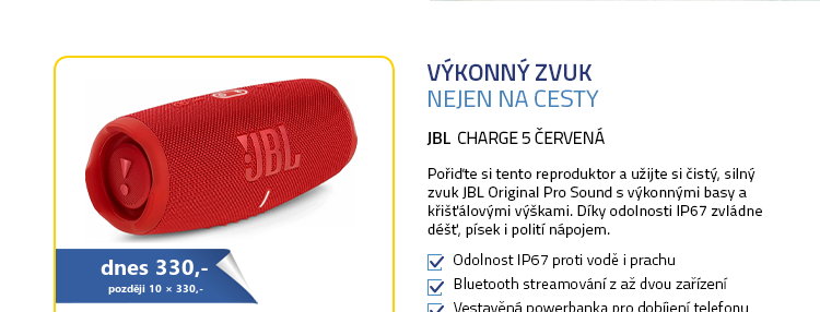 JBL Charge 5 červená