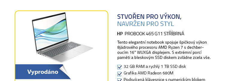 HP ProBook 465 G11 stříbrná