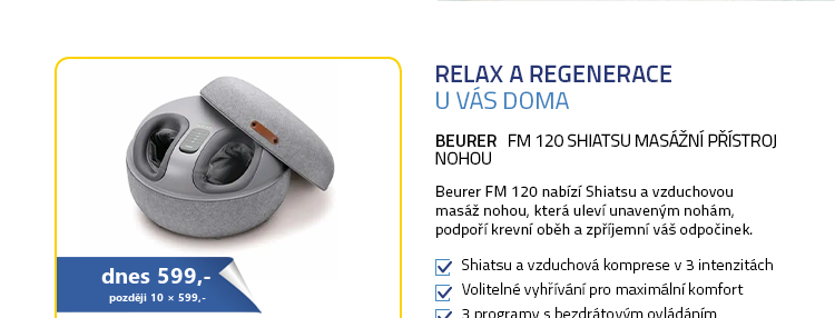 Beurer FM 120 Shiatsu masážní přístroj nohou