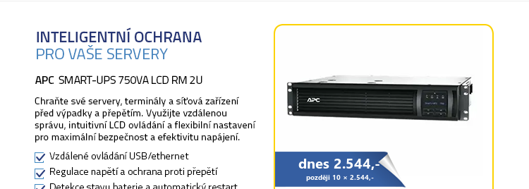 APC Smart-UPS 750VA LCD RM 2U