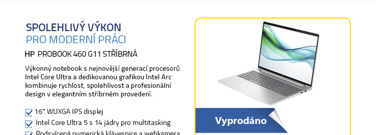 HP ProBook 460 G11 stříbrná