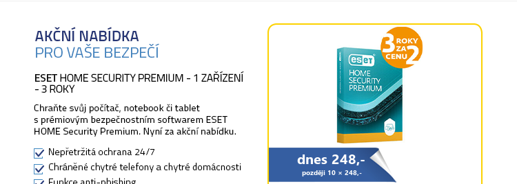 ESET HOME Security Premium - 1 zařízení - 3 roky