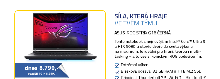 Asus ROG Strix G16 černá