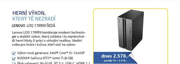 Lenovo LOQ 17IRR9 šedá