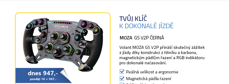 MOZA GS V2P černá