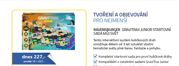 Ravensburger GraviTrax Junior Startovní sada Můj svět