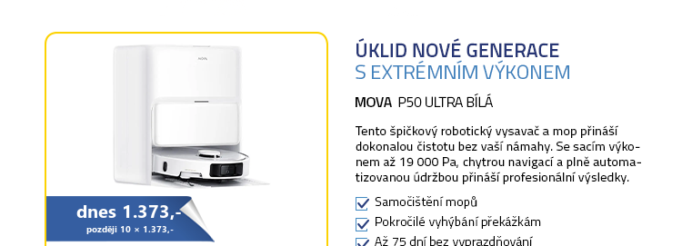 MOVA P50 Ultra bílá
