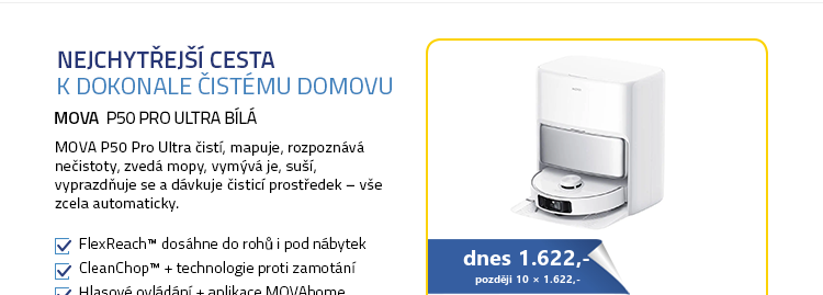 MOVA P50 Pro Ultra bílá