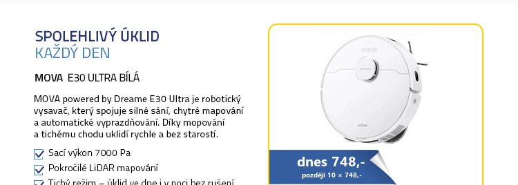 MOVA E30 Ultra bílá