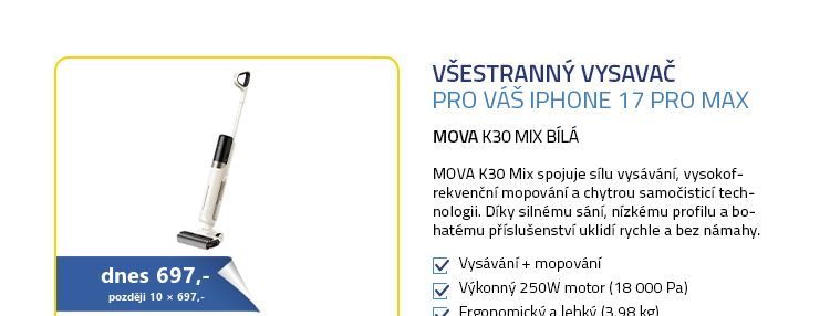 MOVA K30 Mix bílá