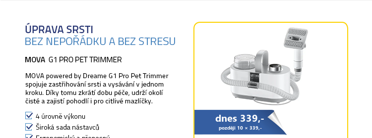 MOVA G1 Pro Pet Trimmer
