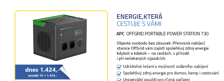 APC OffGrid Portable Power Station 730