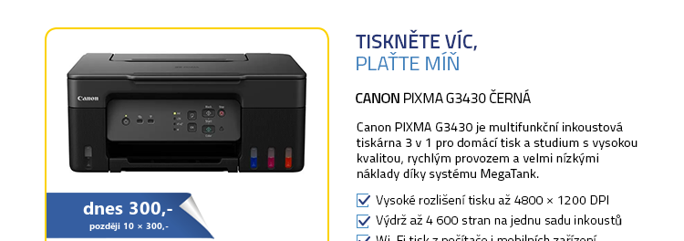 Canon PIXMA G3430 černá
