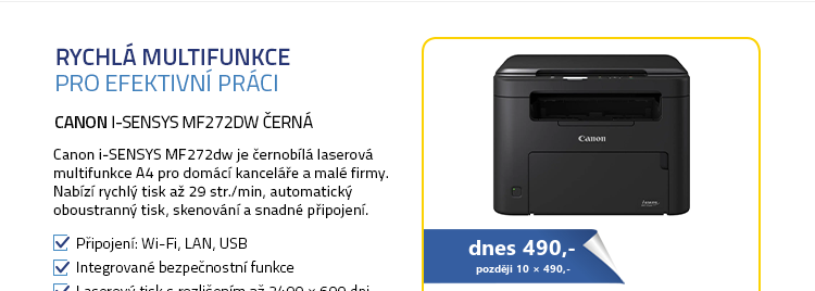 Canon i-Sensys MF272dw černá