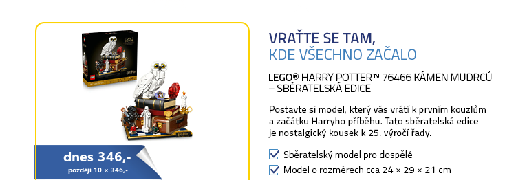 LEGO® Harry Potter™ 76466 Kámen mudrců – sběratelská edice