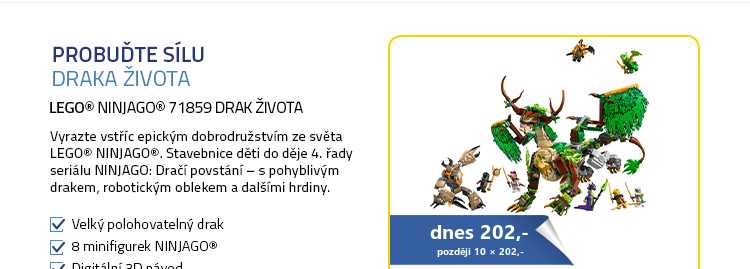 LEGO® NINJAGO® 71859 Drak života