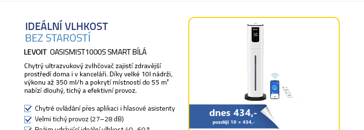 Levoit OasisMist1000S Smart bílá