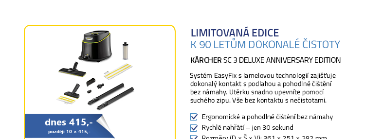 Kärcher SC 3 Deluxe Anniversary Edition