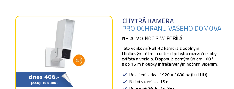 Netatmo NOC-S-W-EC bílá
