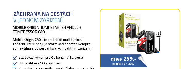 Mobile Origin JumpStarter and Air Compressor CA01