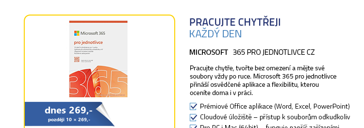 Microsoft 365 pro jednotlivce CZ