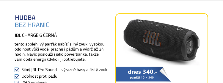 JBL Charge 6 černá