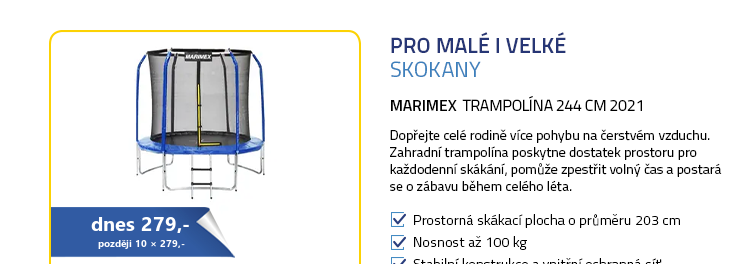 Marimex trampolína 244 cm 2021