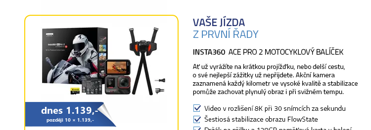 Insta360 Ace Pro 2 Motocyklový balíček