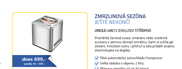 Unold 48872 Exklusiv stříbrná