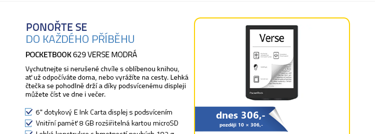 PocketBook 629 Verse modrá